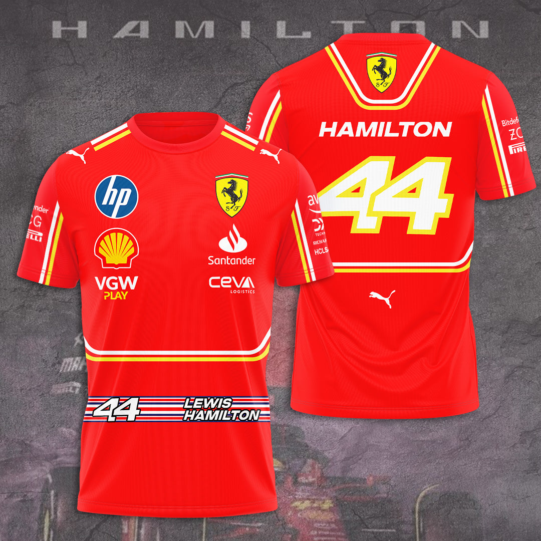 Scuderia Ferrari x Lewis Hamilton 3D Apparel – TANTN 9934