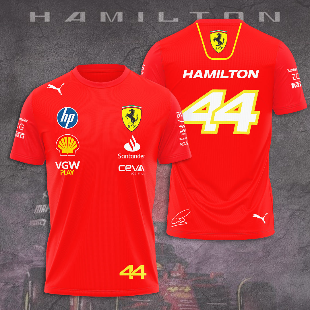 Scuderia Ferrari x Lewis Hamilton 3D Apparel – TANTN 9876