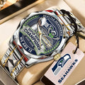 Seattle Seahawks 2025 Super Bowl LX Champions Alloy Luxury Quartz Watch - TANTN21050