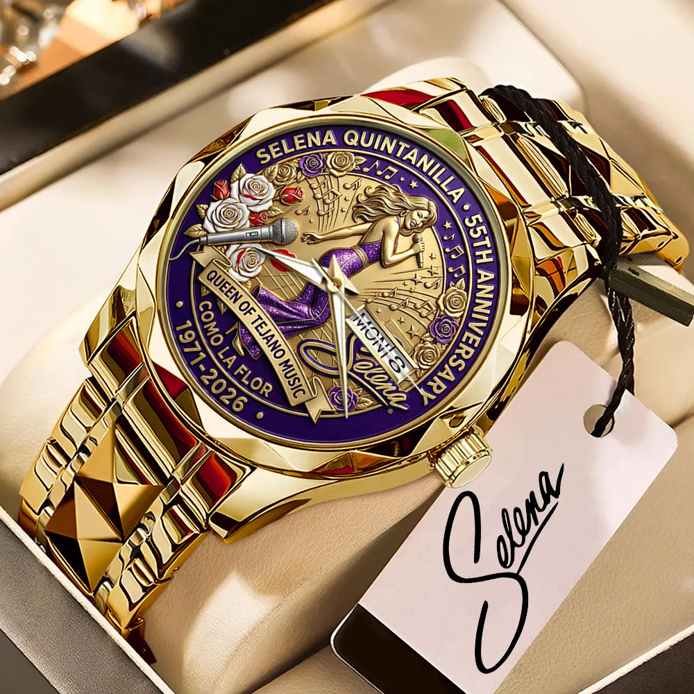 Selena 55th Anniversary Alloy Luxury Quartz Watch - MAITM14597