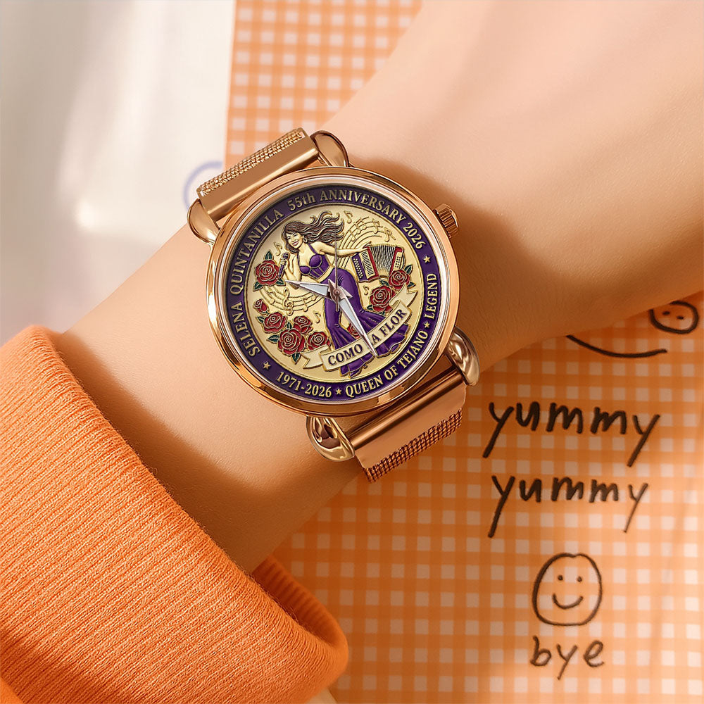 Selena 55th Anniversary Mesh Strap Quartz Watch - MAITM14627