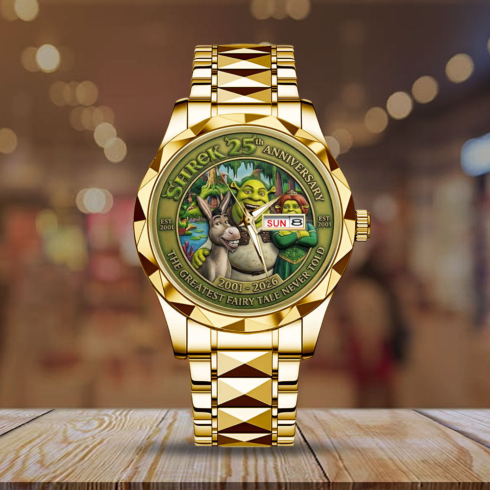 Shrek 25th Anniversary Alloy Luxury Quartz Watch - GNE5256