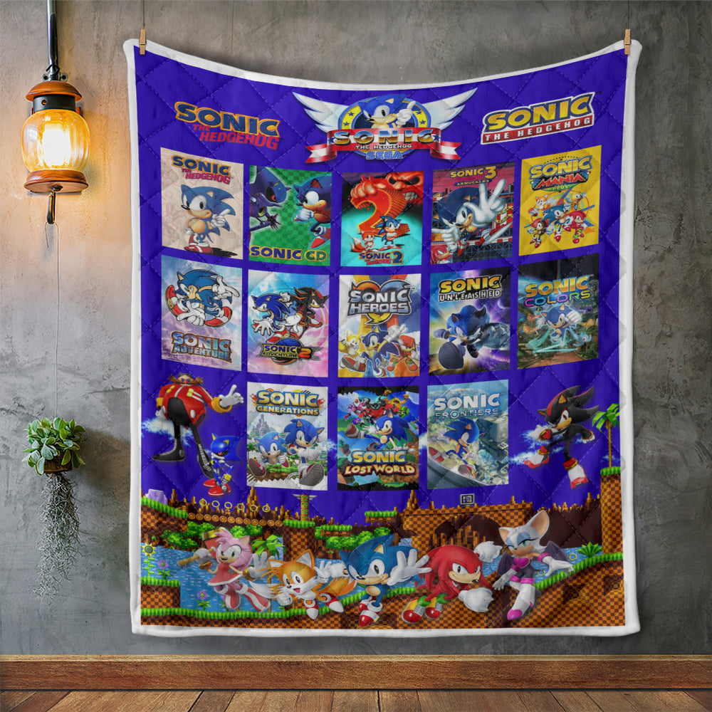 Sonic the Hedgehog Quilt Blanket - TMTHU7166