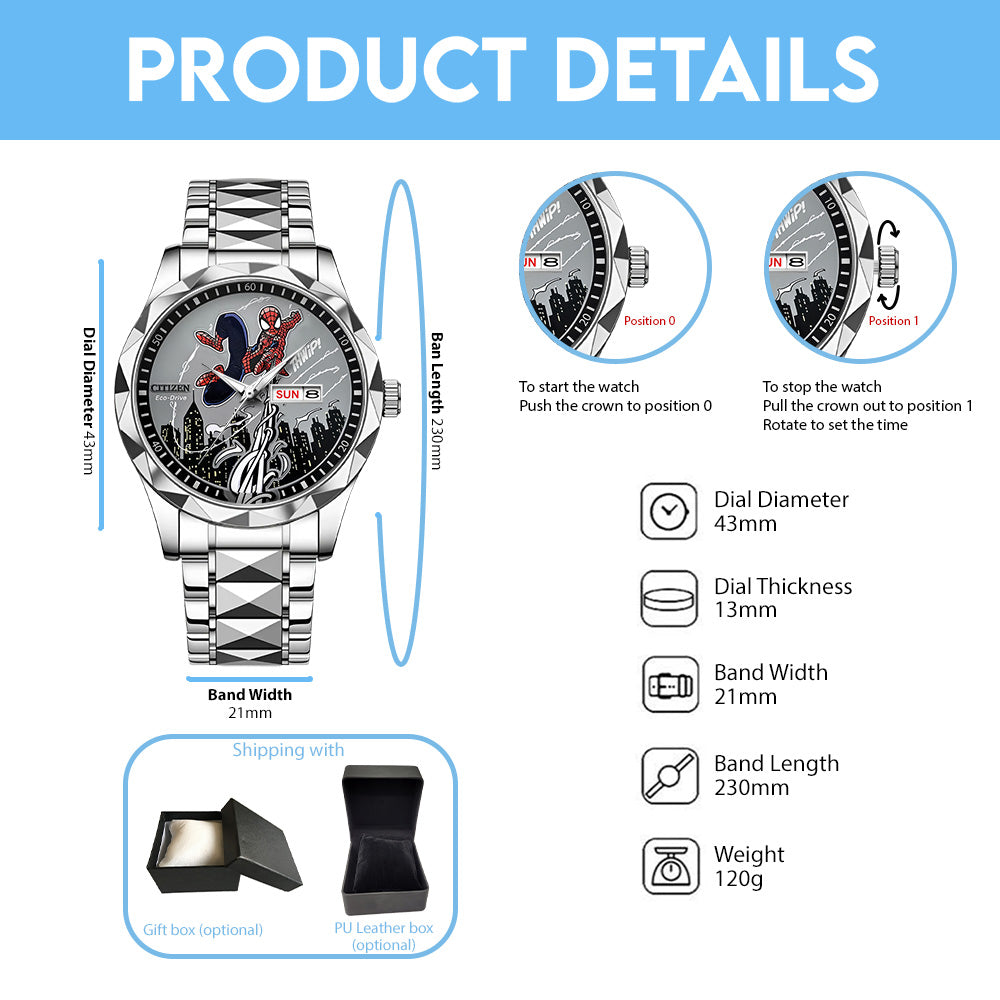Spider-Man: Brand New Day Alloy Luxury Quartz Watch - GNE8090