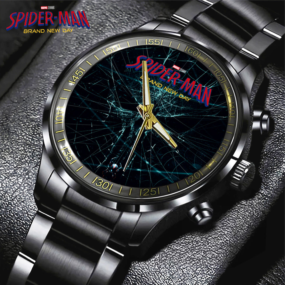 Spider-Man: Brand New Day Black Stainless Steel Watch - GNE8084