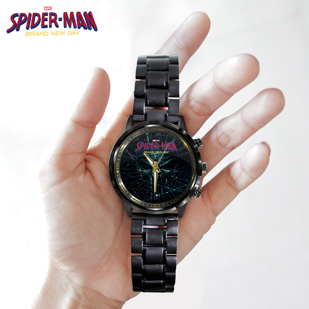 Spider-Man: Brand New Day Black Stainless Steel Watch - GNE8084