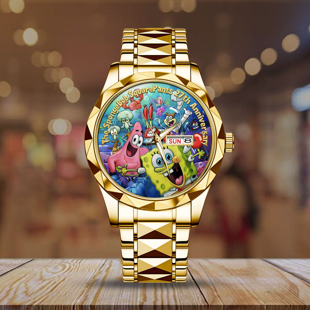 SpongeBob SquarePants 27th Anniversary Alloy Luxury Quartz Watch - TMTHU3513