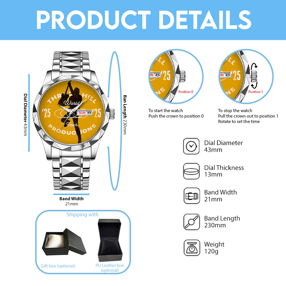 Bruce Springsteen x The E Street Band Tour 2025 Alloy Luxury Quartz Watch - TANTN15484