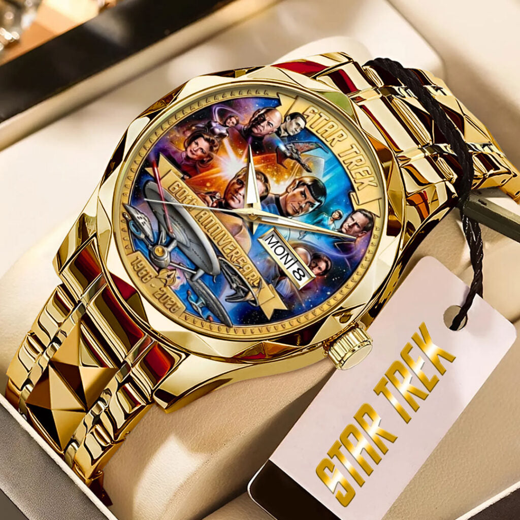 Star Trek 60th Anniversary 2026 Alloy Luxury Quartz Watch - TMTHU4867
