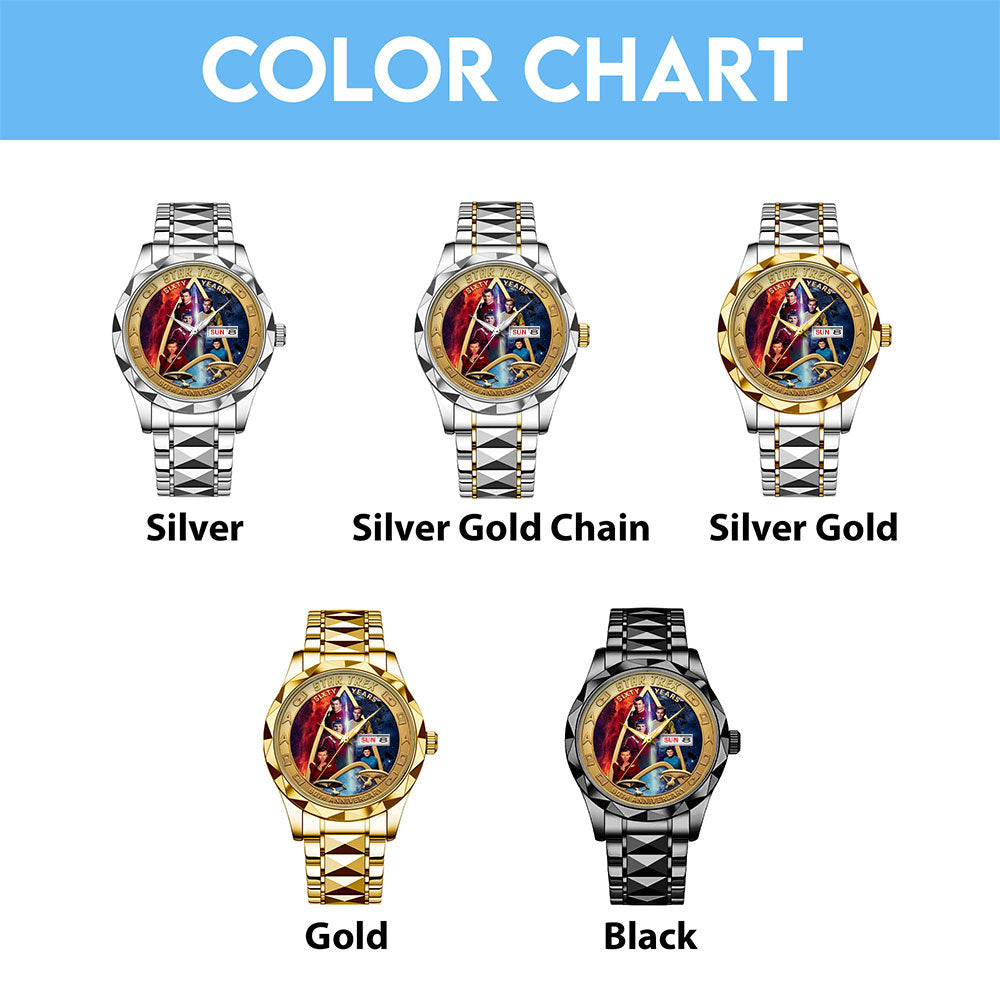 Star Trek 60th Anniversary 2026 Alloy Luxury Quartz Watch - TMTHU5340