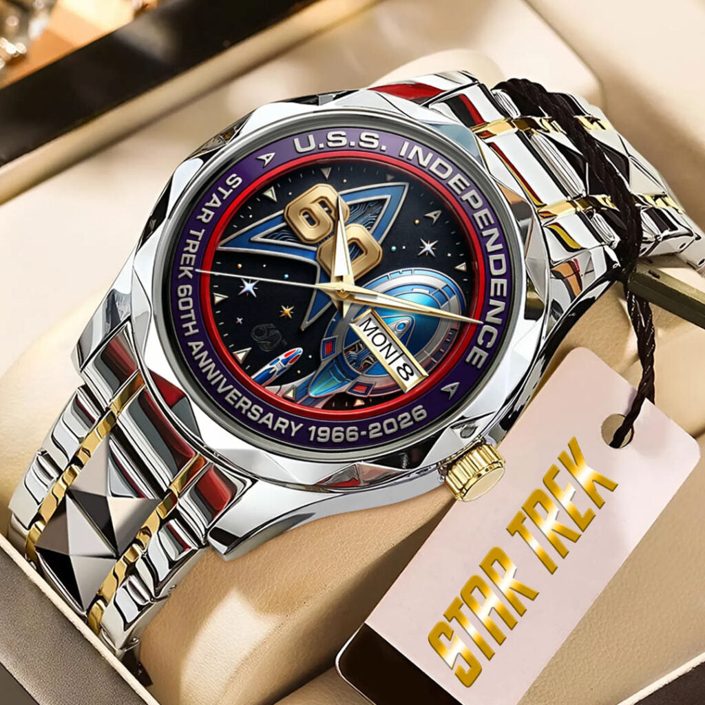 Star Trek 60th Anniversary 2026 Alloy Luxury Quartz Watch - TMTHU6696