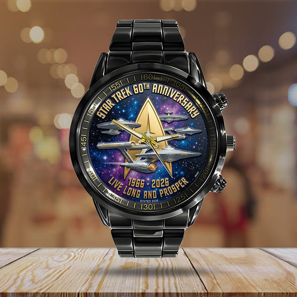 Star Trek 60th Anniversary 2026 Black Stainless Steel Watch - TMTHU4746