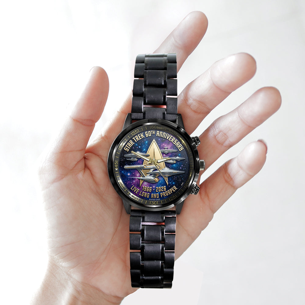 Star Trek 60th Anniversary 2026 Black Stainless Steel Watch - TMTHU4746