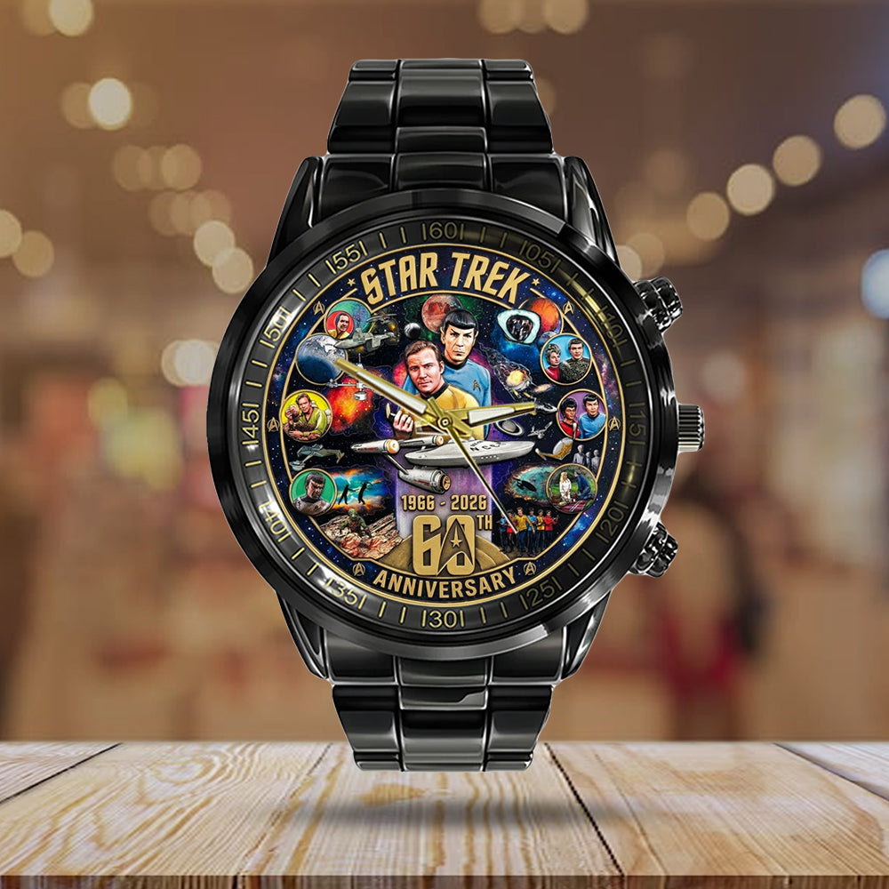 Star Trek 60th Anniversary 2026 Black Stainless Steel Watch - TMTHU4609