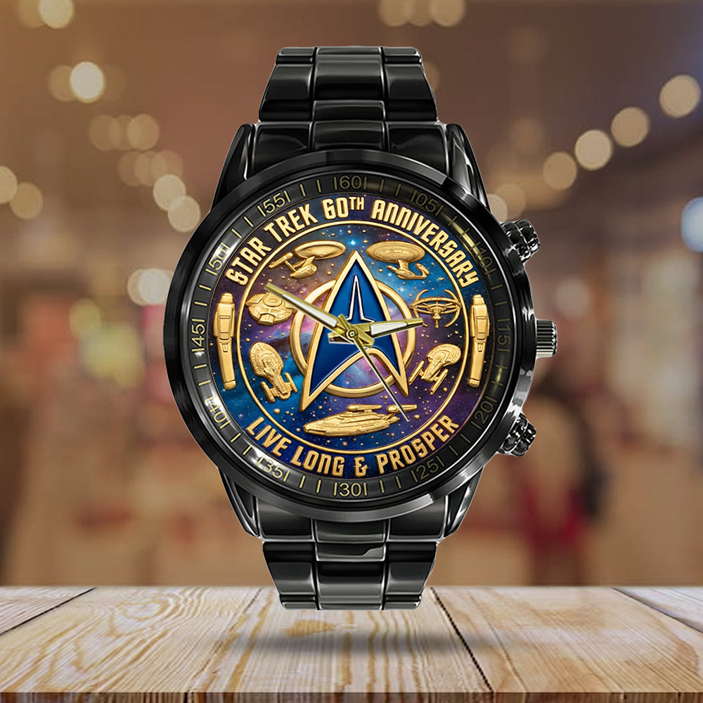 Star Trek 60th Anniversary 2026 Black Stainless Steel Watch - TMTHU4987