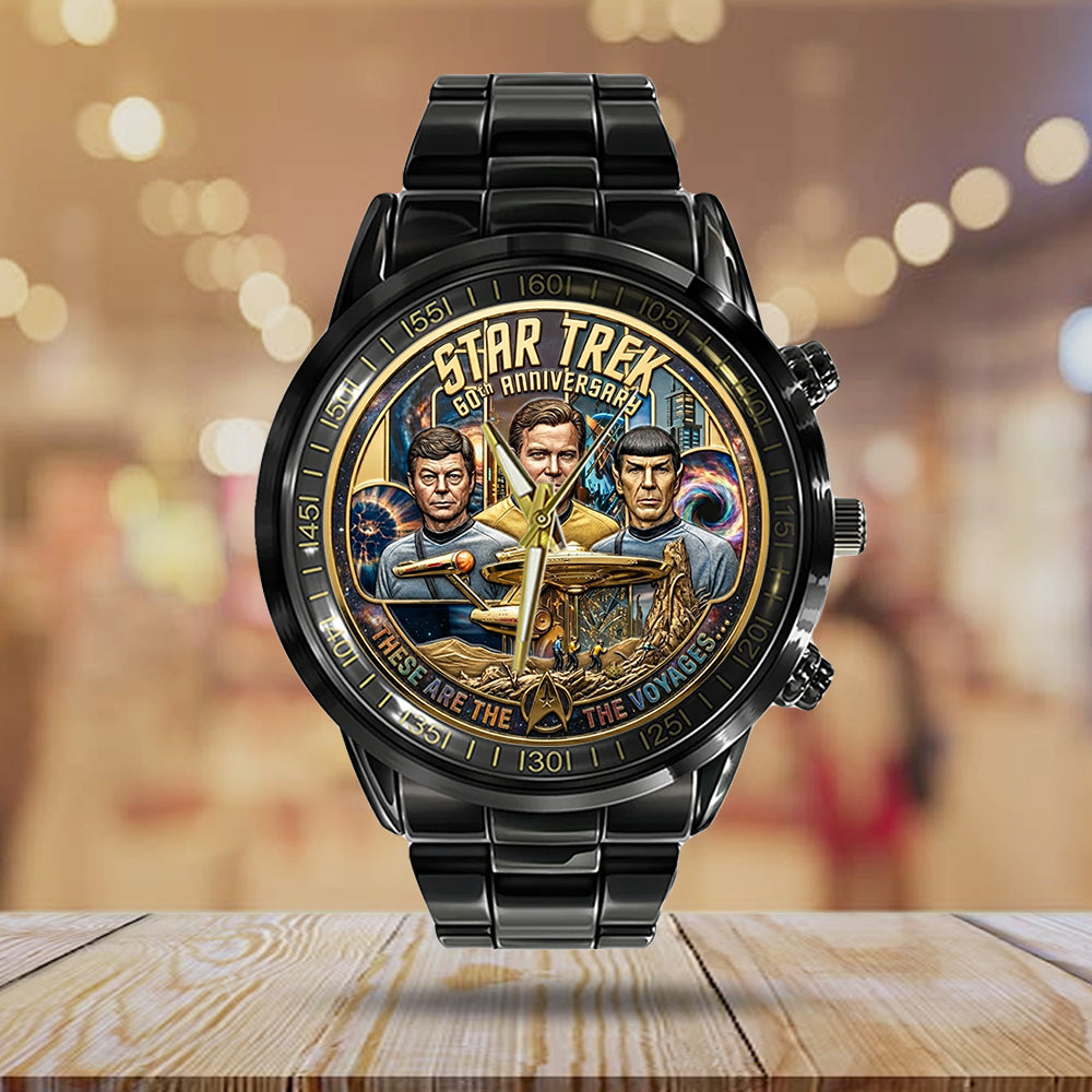 Star Trek 60th Anniversary 2026 Black Stainless Steel Watch - TMTHU5595
