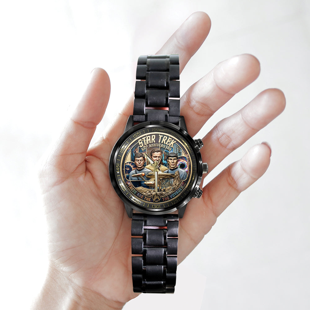 Star Trek 60th Anniversary 2026 Black Stainless Steel Watch - TMTHU5595