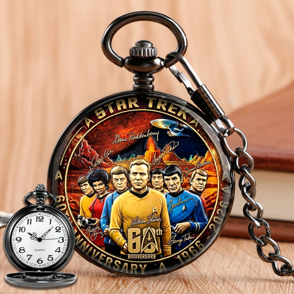 Star Trek 60th Anniversary 2026 Pocket Watch - TMTHU4722