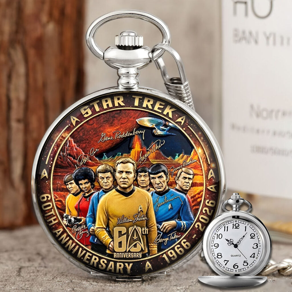 Star Trek 60th Anniversary 2026 Pocket Watch - TMTHU4722