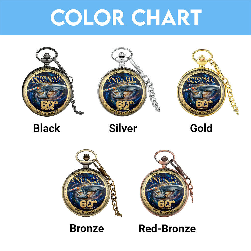 Star Trek 60th Anniversary 2026 Pocket Watch - TMTHU5231
