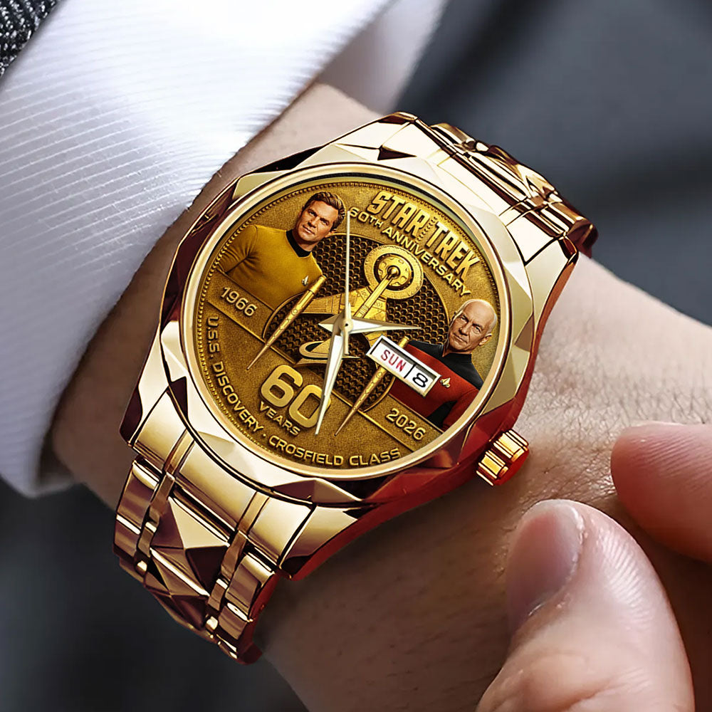 Star Trek 60th Anniversary Alloy Luxury Quartz Watch - TMTHU4084