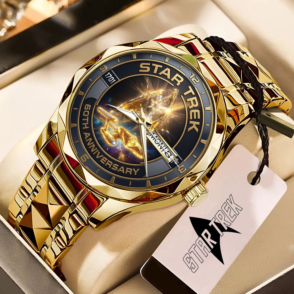 Star Trek 60th Anniversary Alloy Luxury Quartz Watch - TMTHU7624