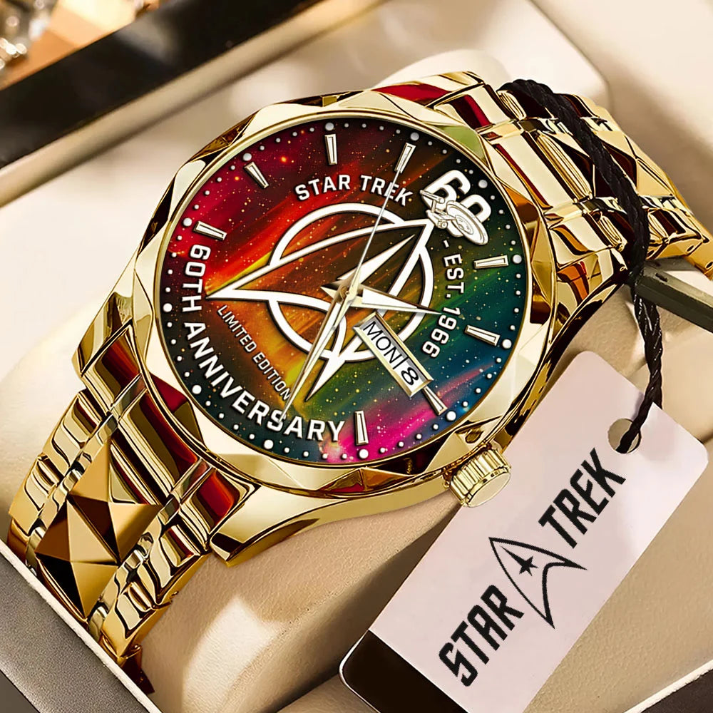 Star Trek 60th Anniversary Alloy Luxury Quartz Watch - TMTHU8610
