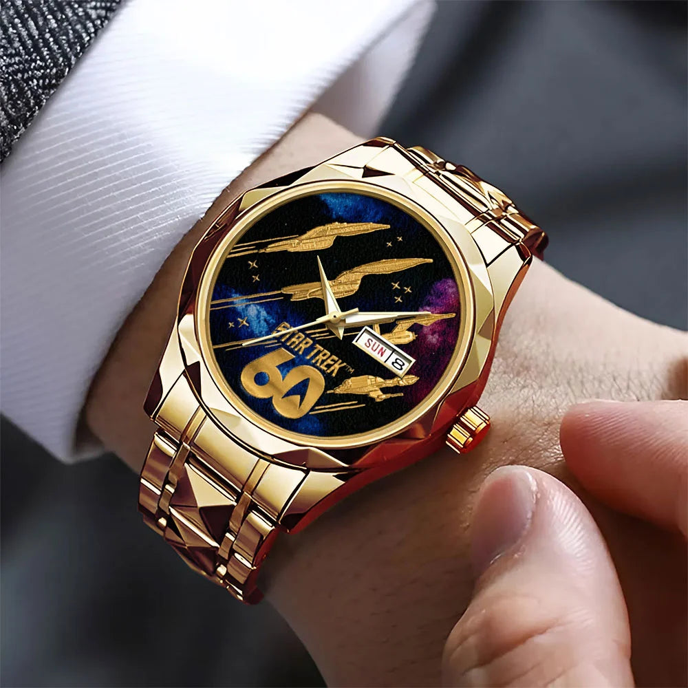 Star Trek 60th Anniversary Alloy Luxury Quartz Watch - TMTHU9050