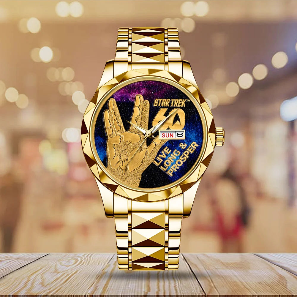 Star Trek 60th Anniversary Alloy Luxury Quartz Watch - TMTHU9052