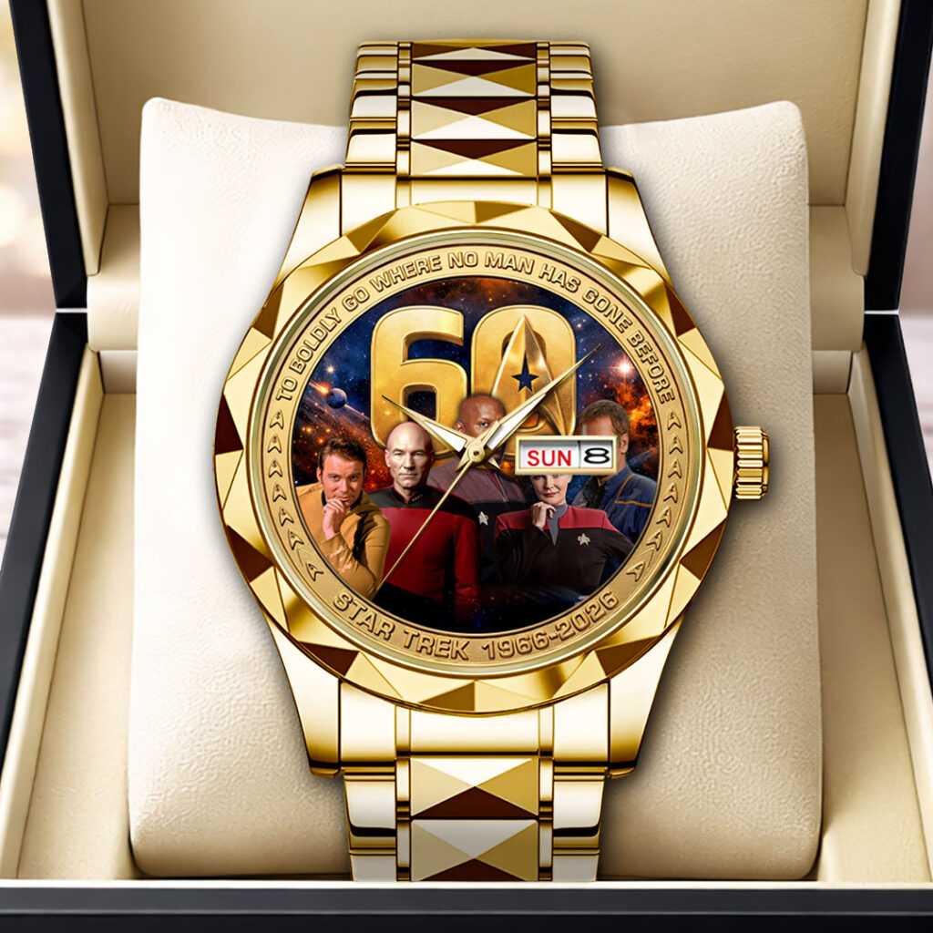 Star Trek 60th Anniversary Alloy Luxury Quartz Watch - HOATT17680