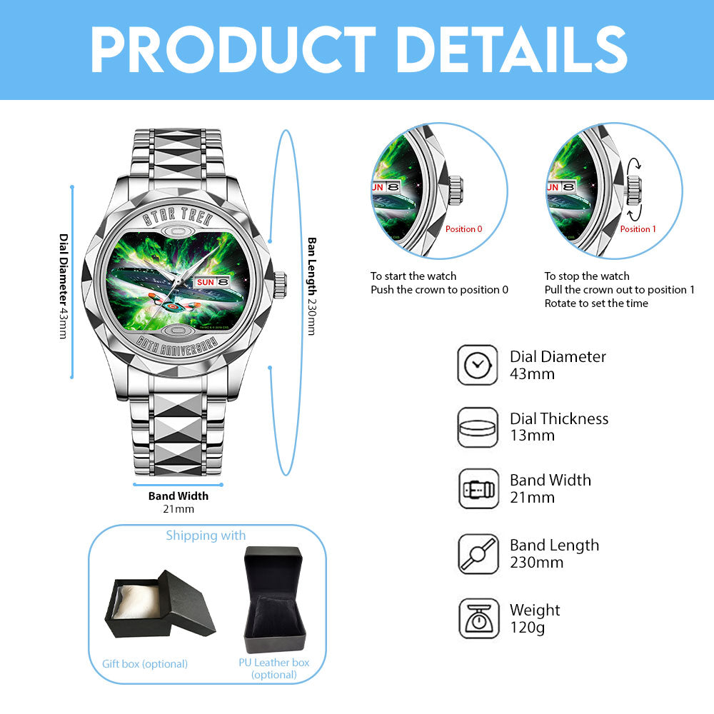 Star Trek 60th Anniversary Alloy Luxury Quartz Watch - MAITM12661