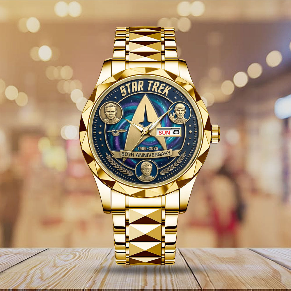 Star Trek 60th Anniversary Alloy Luxury Quartz Watch - MAITM14971
