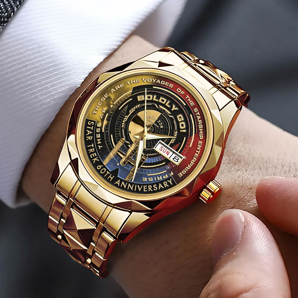 Star Trek 60th Anniversary Alloy Luxury Quartz Watch - TMTHU4127
