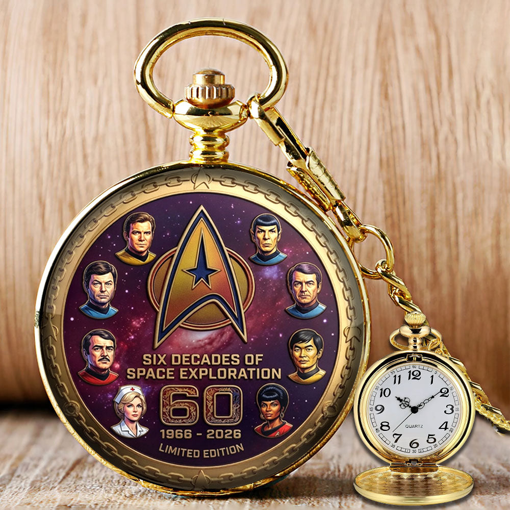 Star Trek 60th Anniversary Pocket Watch - TMTHU6025