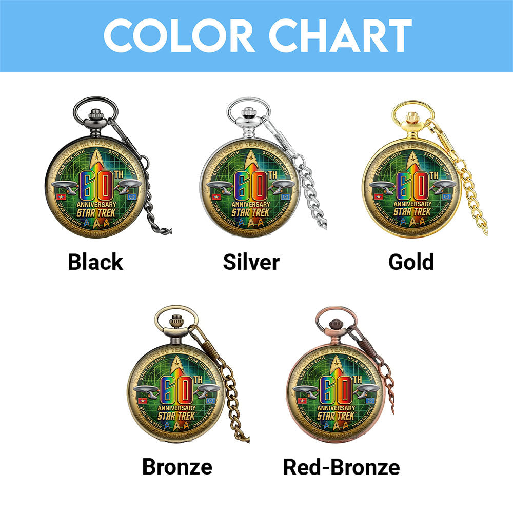 Star Trek 60th Anniversary Pocket Watch - TMTHU7848