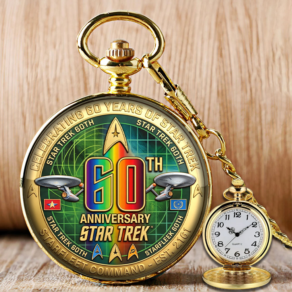 Star Trek 60th Anniversary Pocket Watch - TMTHU7848