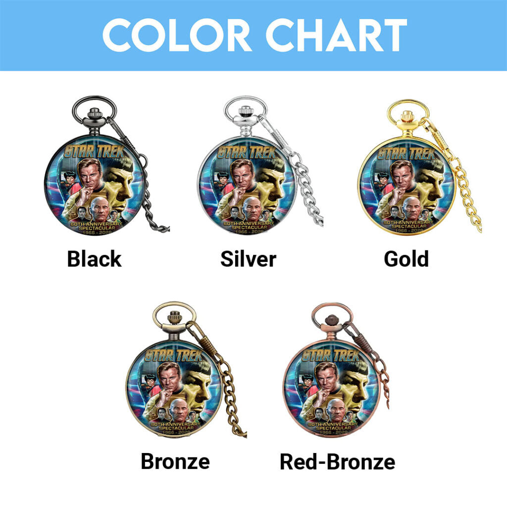 Star Trek 60th Anniversary Pocket Watch - TMTHU7851