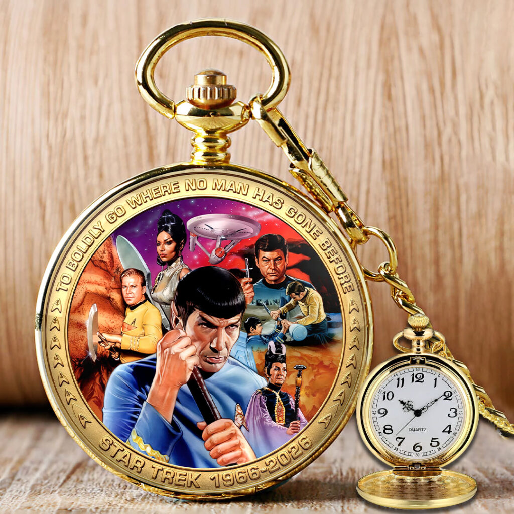 Star Trek 60th Anniversary Pocket Watch - HOATT17730