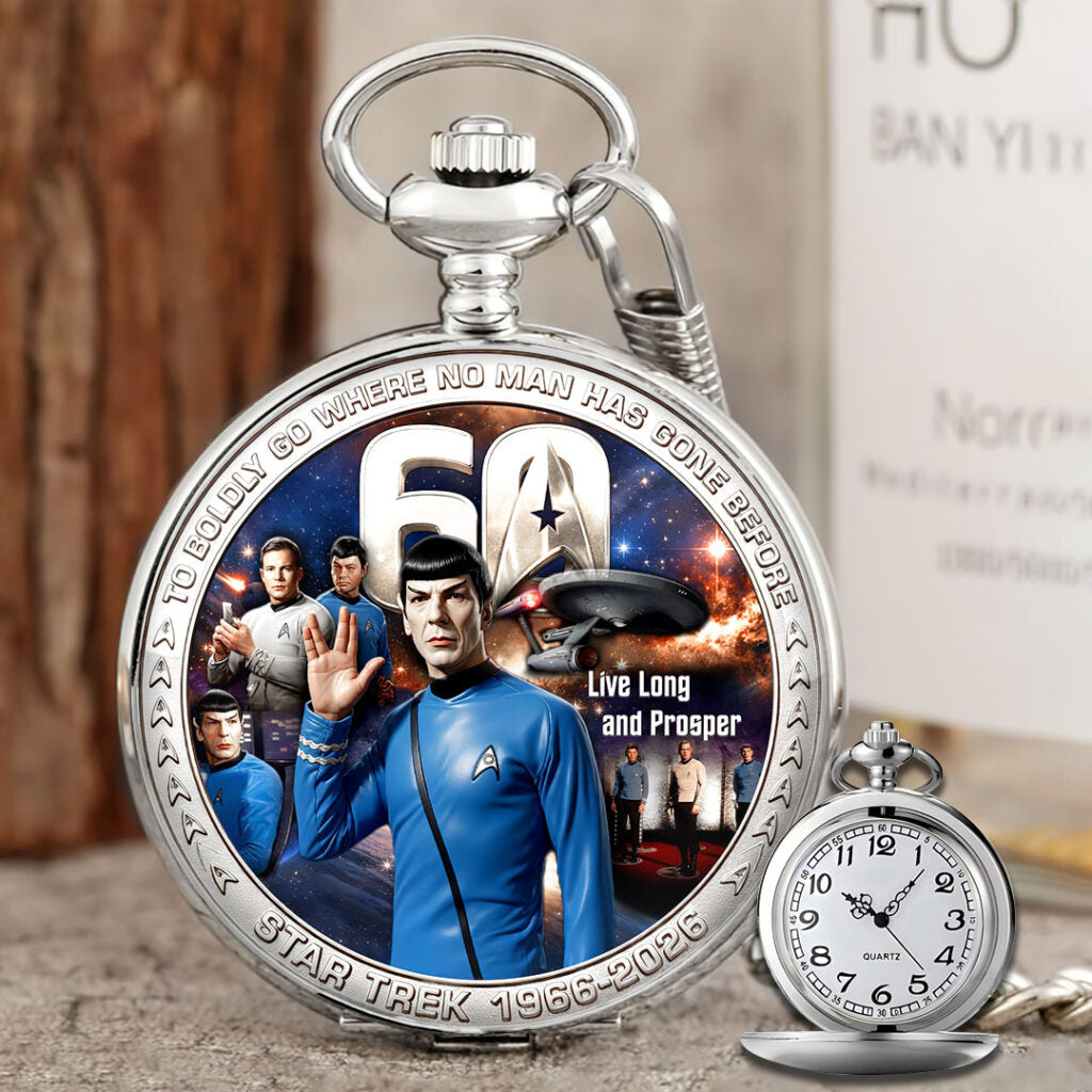 Star Trek 60th Anniversary Pocket Watch - HOATT19943