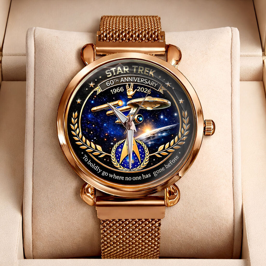 Star Trek 60th Anniversary Mesh Strap Quartz Watch - HOATT16529