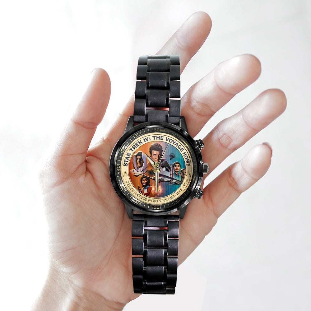 Star Trek IV: The Voyage Home Black Stainless Steel Watch - TMTHU6436