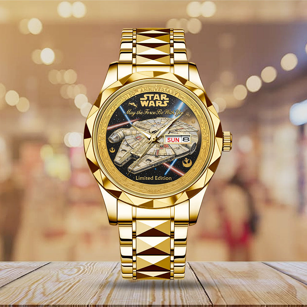 Star Wars 50th Anniversary 2027 Alloy Luxury Quartz Watch - TMTHU5584