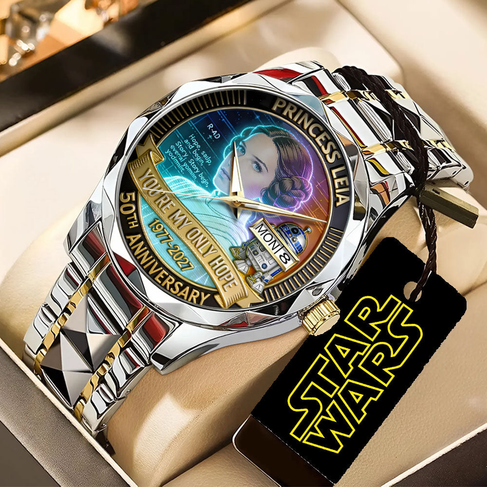 Star Wars 50th Anniversary 2027 Alloy Luxury Quartz Watch - TANTN20869
