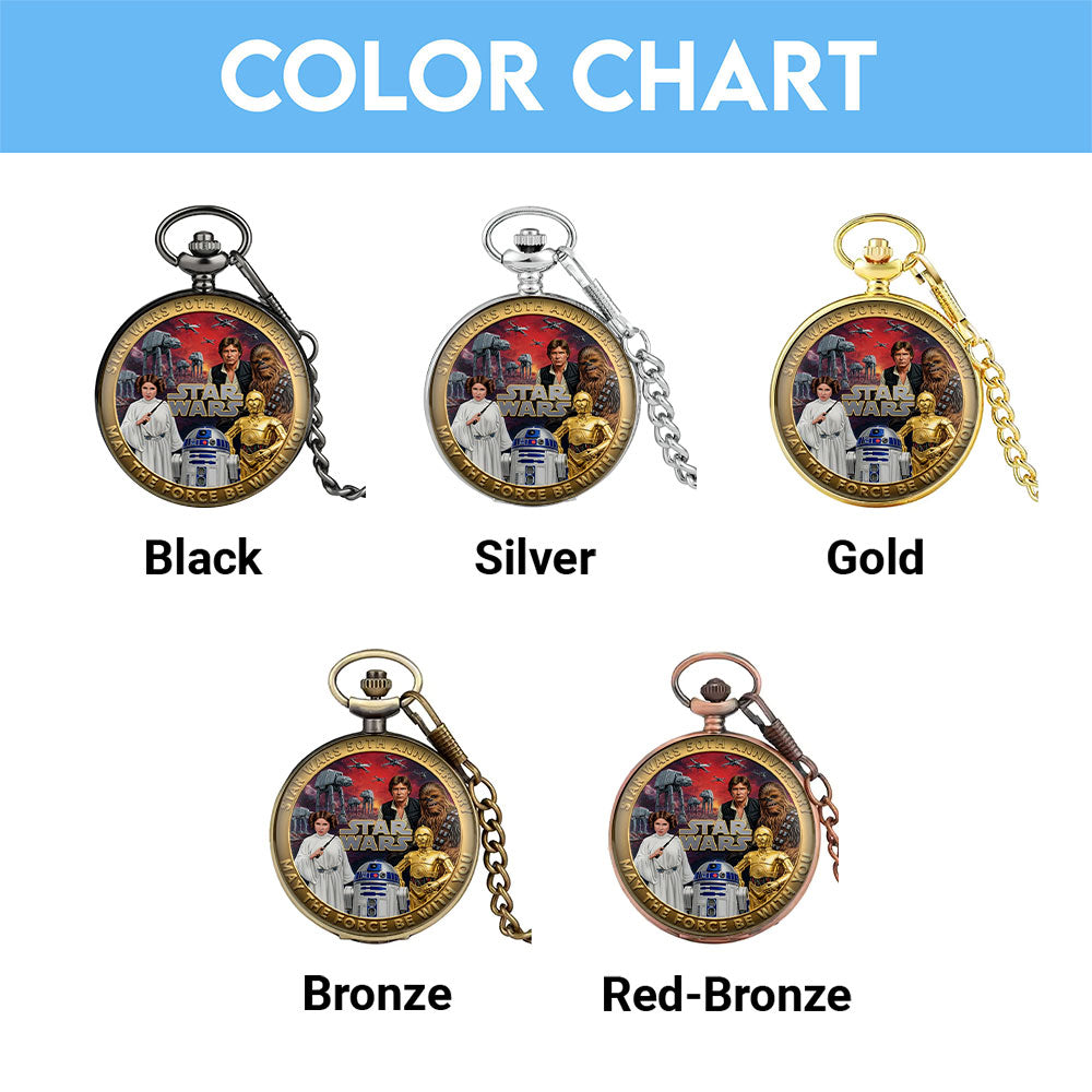 Star Wars 50th Anniversary 2027 Pocket Watch - TMTHU5583