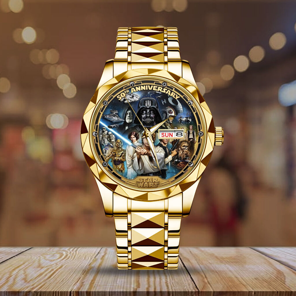 Star Wars 50th Anniversary Alloy Luxury Quartz Watch - TMTHU4610