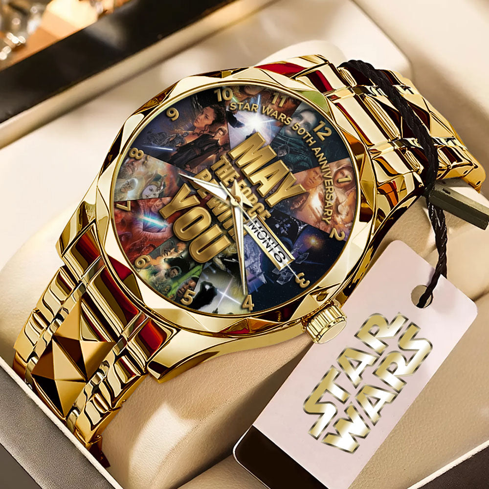 Star Wars 50th Anniversary Alloy Luxury Quartz Watch - TMTHU7201