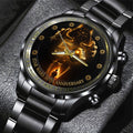 Star Wars 50th Anniversary Black Stainless Steel Watch - TMTHU6789