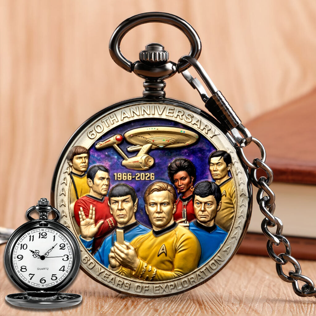 Star Trek 60th Anniversary Pocket Watch - HOATT17002