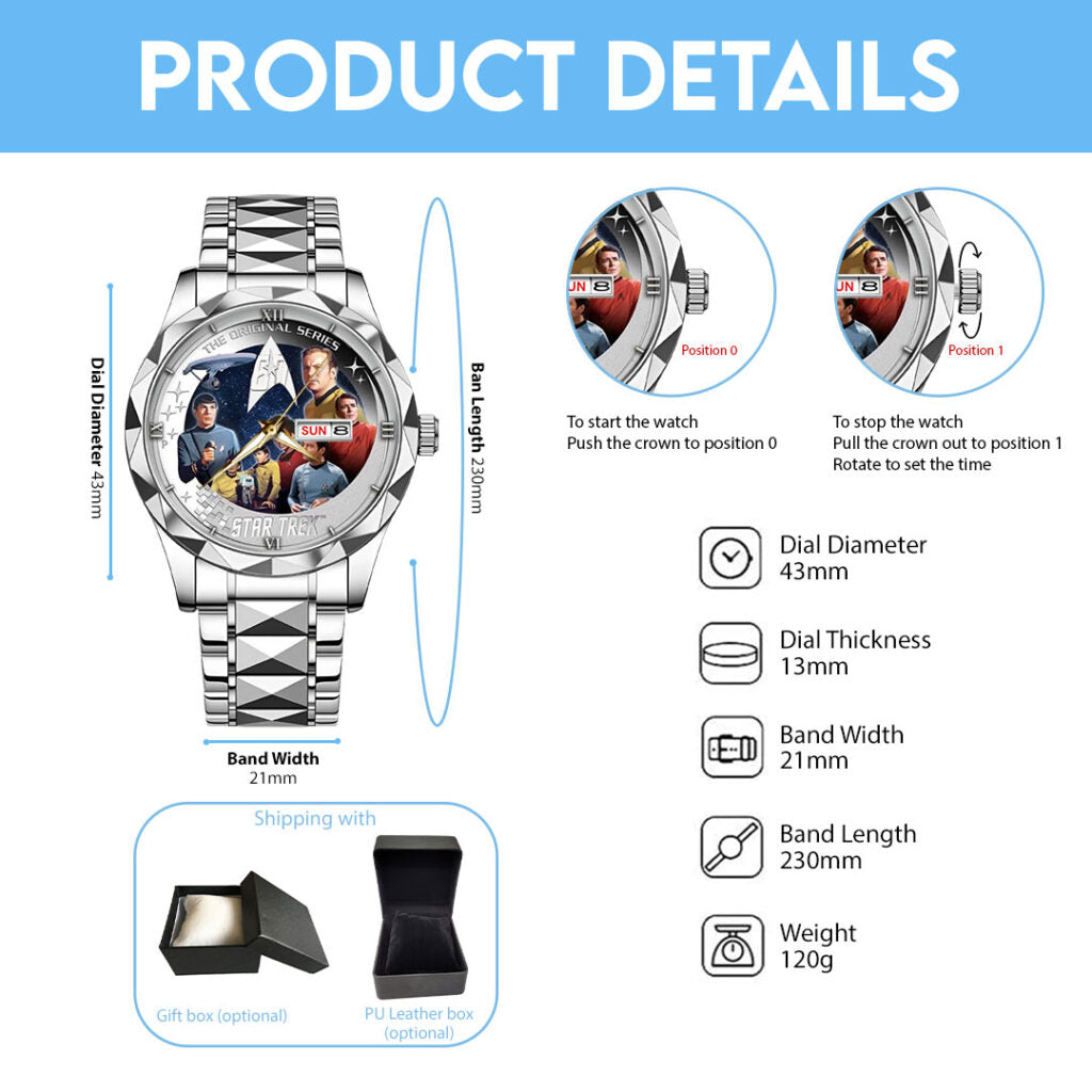Star Trek Alloy Luxury Quartz Watch - HOATT12400