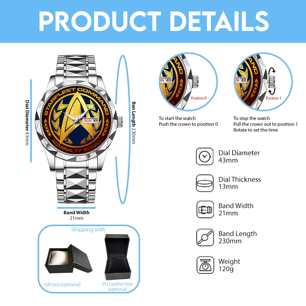 Star Trek Alloy Luxury Quartz Watch - TANTN15499